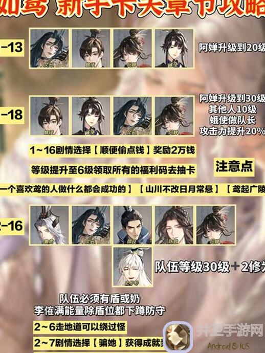 如鸢：萌新必看！新人快速提升战力的萌系秘籍大放送！